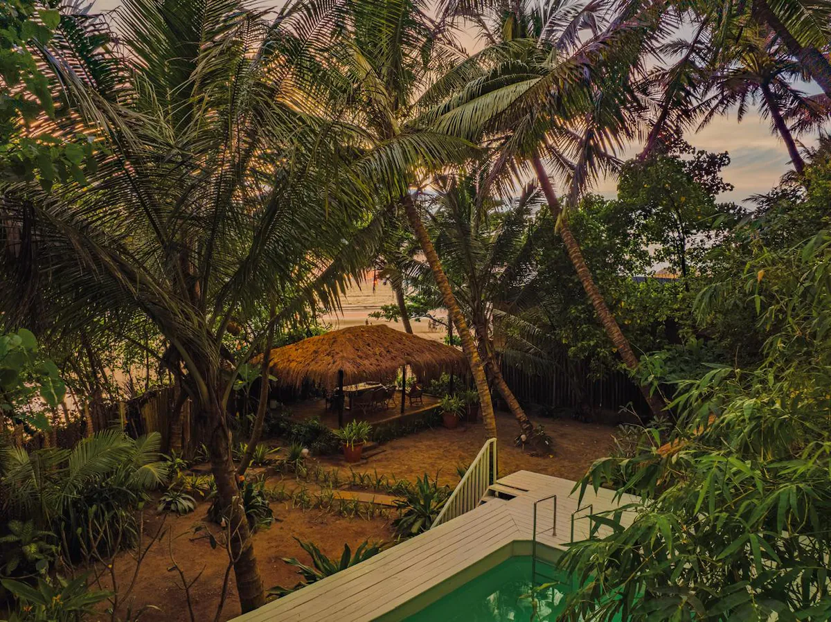 Tropical private estate by the sea