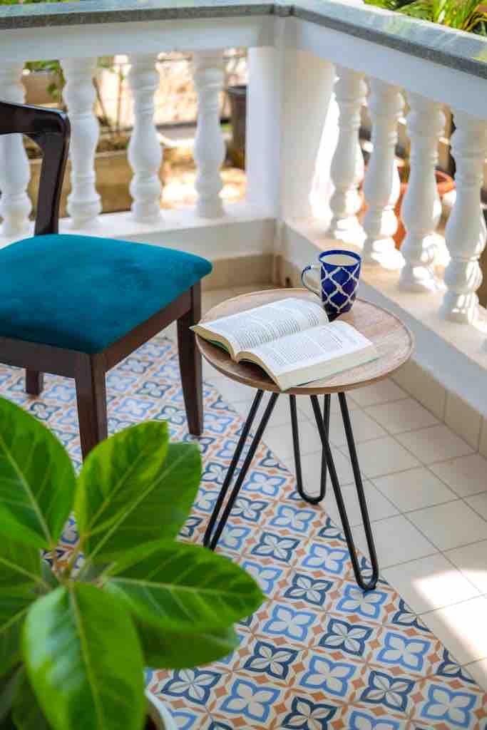 Sleek White 8BDR Villa Near Baga Beach
