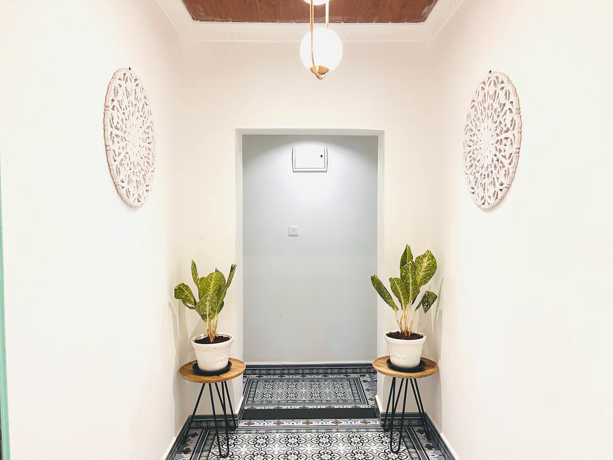 Sleek White 8BDR Villa Near Baga Beach